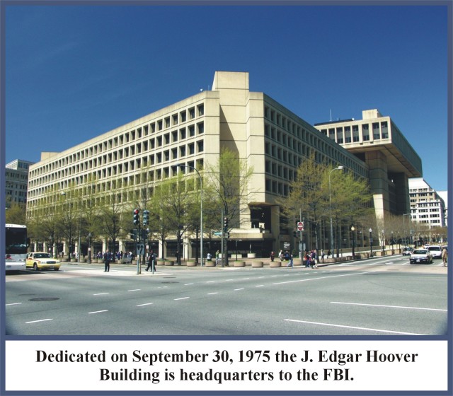The J Edgar Hoover Building. Imagine a shelter for battered women named after Ted Bundy. Imagine a building of the B'nai Brith named after Adolf Eichmann. That is what a building of the FBI and "Justice Department" named after a corrupt fascist thug, megalomaniac, extortionist of presidents, blackmailer and associate of mobsters is like. That this building is still named after Hoover after all the lives he destroyed also says where the FBI is till at today in terms of its culture.