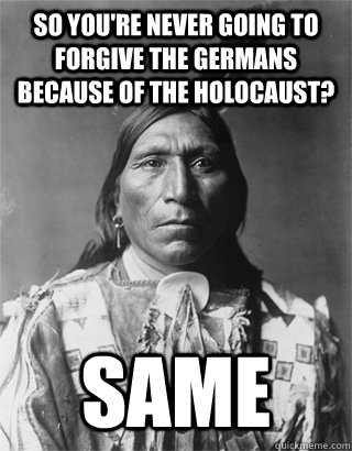Compare and contrast the holocaust to the native american 